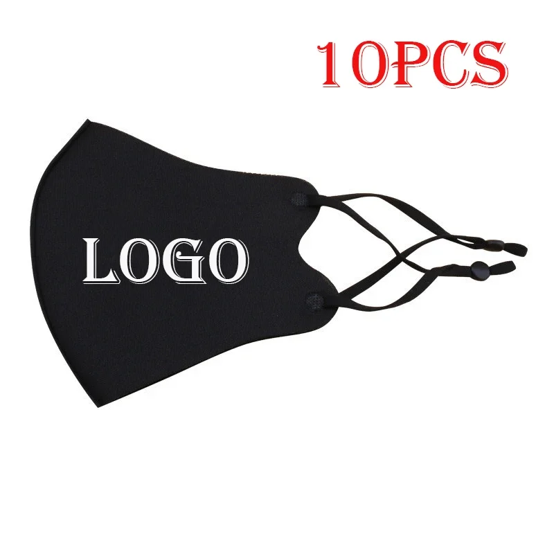 Cloth Face Mask Washable - 10PCS DIY Individuelles Logo Gesicht Maske