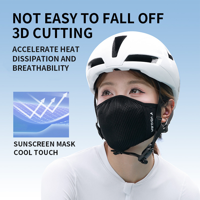 Sports Mask Breathable - YIQUAN Sport-Fahrradmaske – doppeltes atmungsaktives Netz,