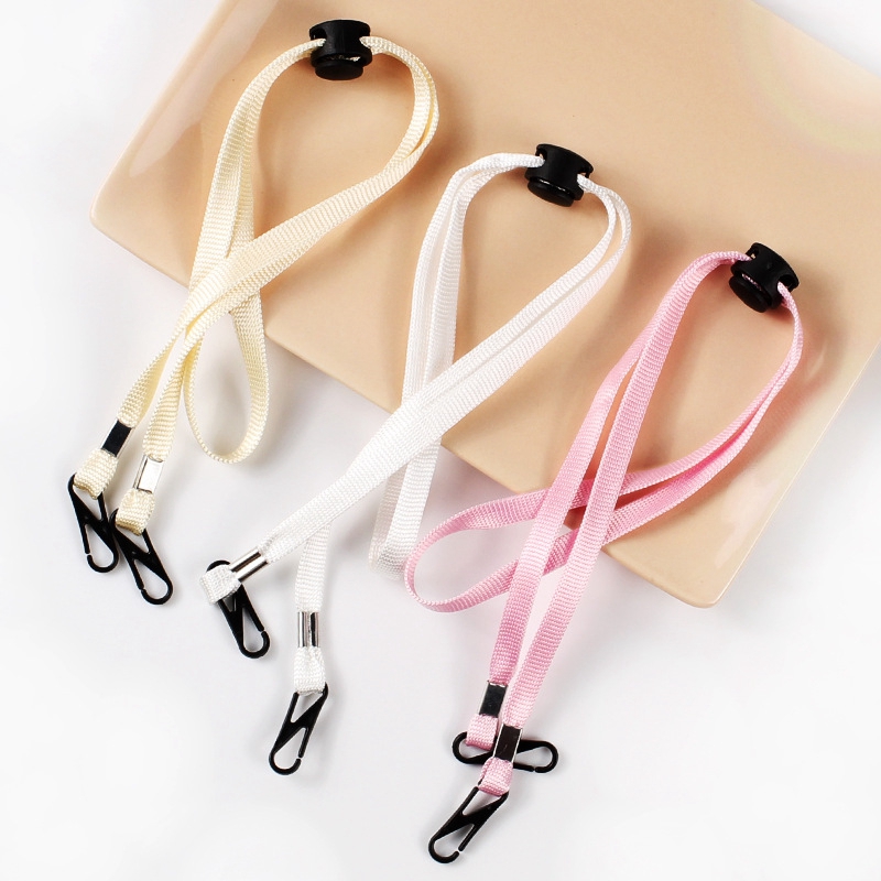 Mask Lanyard Adjustable - 1 Stück Masken-Hängeseil Gesichtsmasken-Lanyard Einweg-Maskenhalter Verstellbares