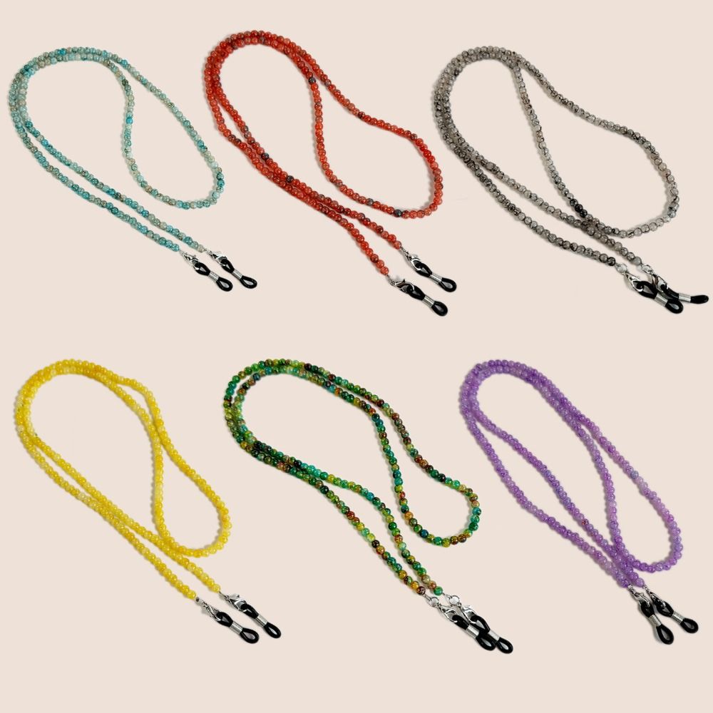 Leichte farbige Glasketten für – Mask Lanyard Adjustable Bewertung und Preis